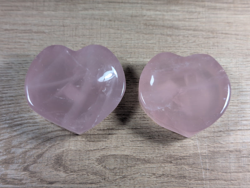 Heart Shaped Rose Quartz Bowl