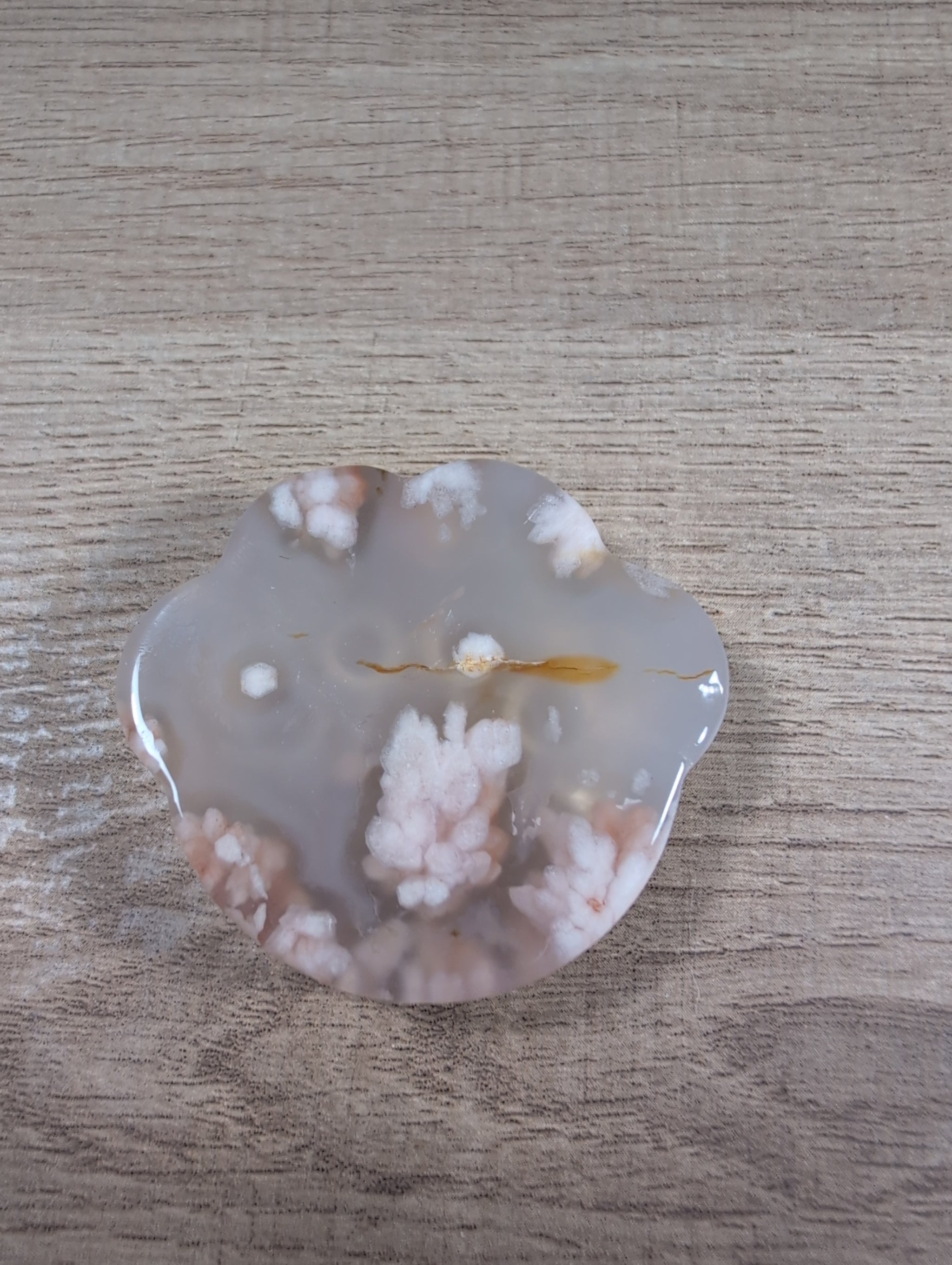 Paw Print Flower Agate Bowl