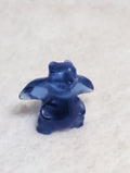 Mini Charizard Pokemon carving by Syn's Crystal Co, detailed crystal sculpture of the fiery dragon from the Pokémon series.