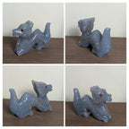 Detailed dragon carving sculpture by Syn's Crystal Co, showcasing intricate craftsmanship and textured crystal details.