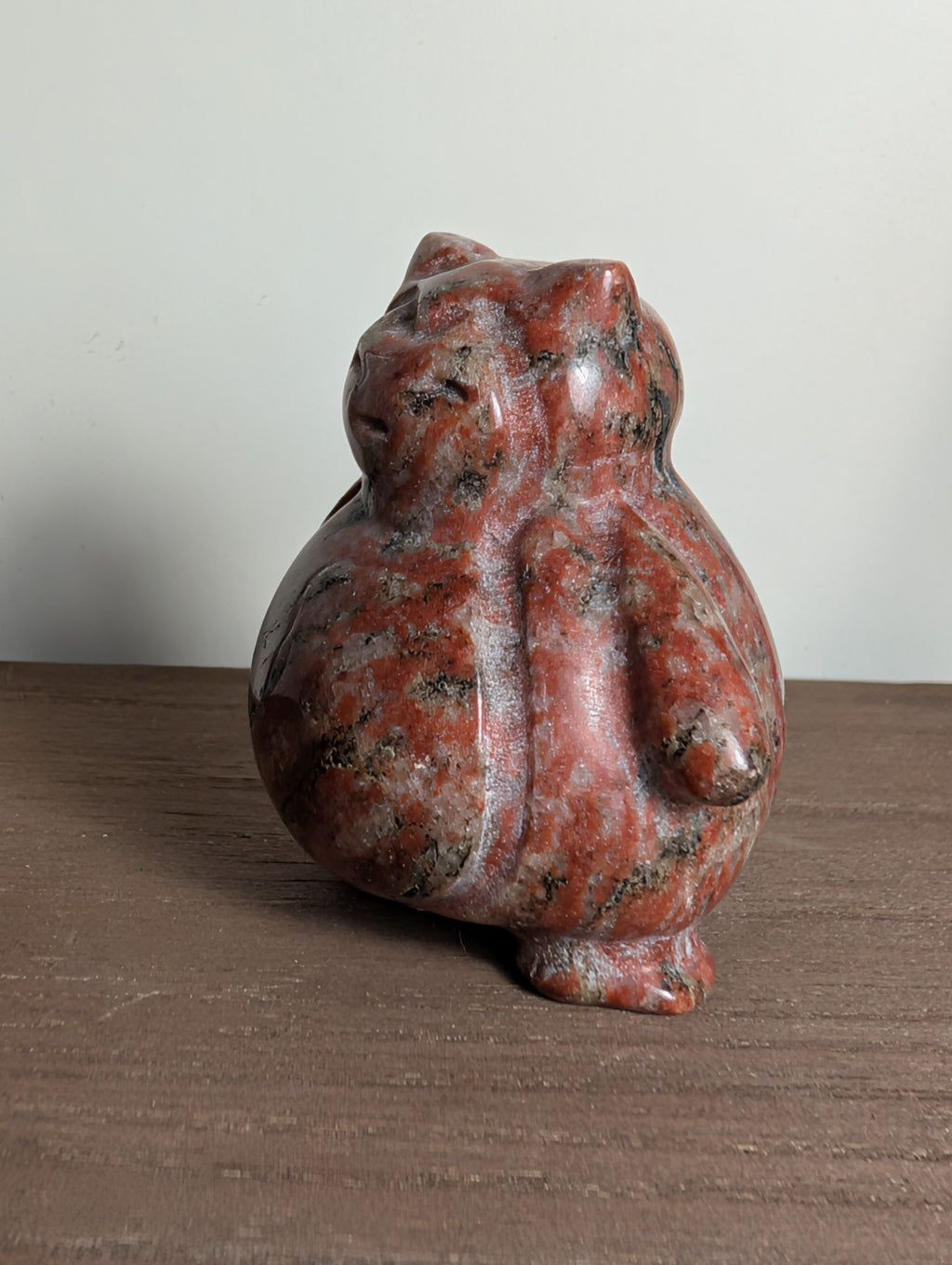 Syn's Crystal Co Snorlax carving, detailed crystal sculpture of the popular Pokémon character, displayed on a neutral background.