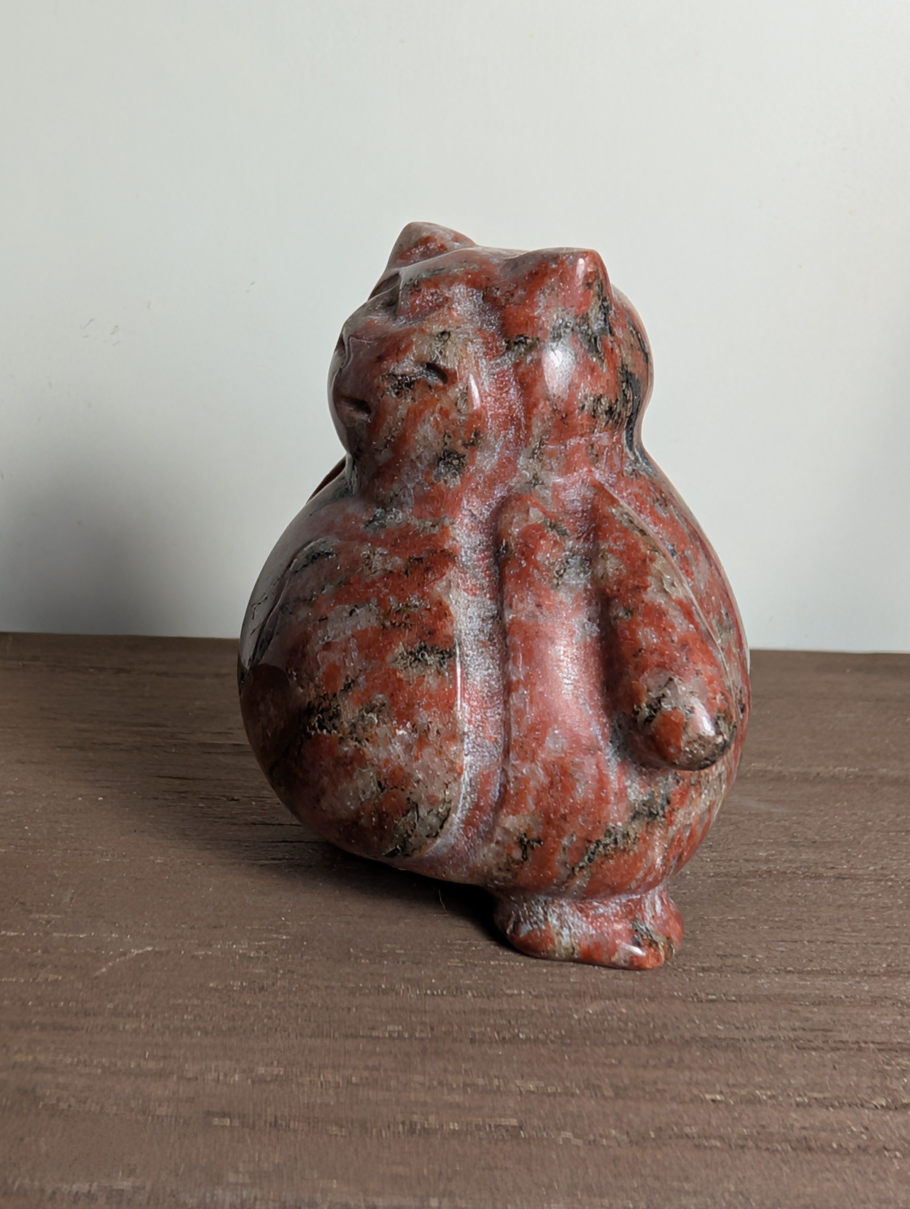 Syn's Crystal Co Snorlax carving, detailed crystal sculpture of the popular Pokémon character, displayed on a neutral background.