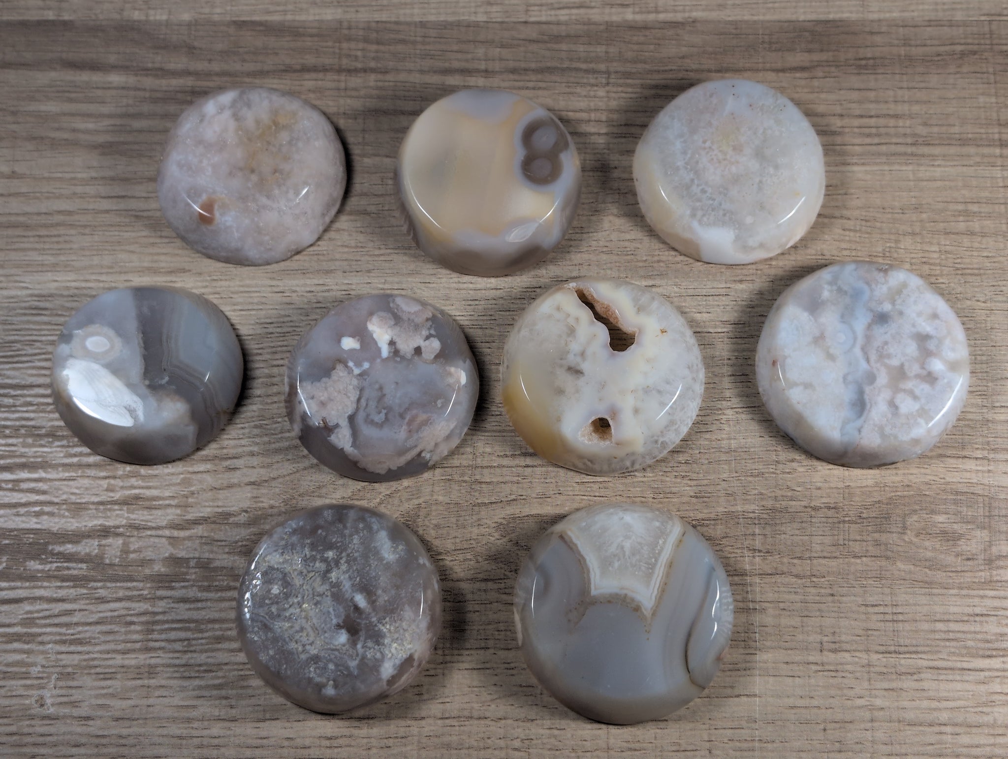 Round Flower Agate Bowl